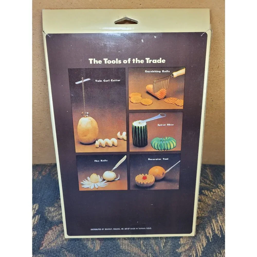 Professional Stainless Steel Garnishing Tool Set- NIB